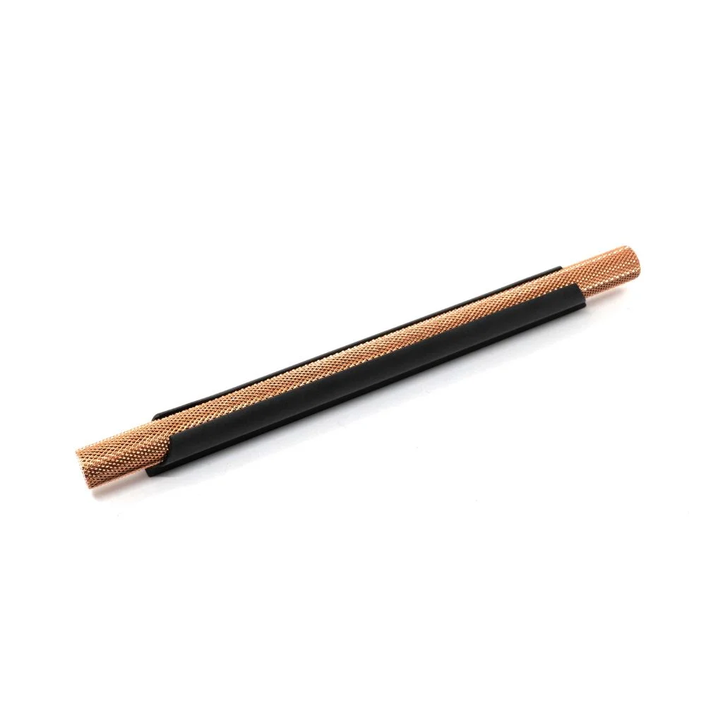 Tirador para Mueble Mira Negro Mate + Cobre Brillante