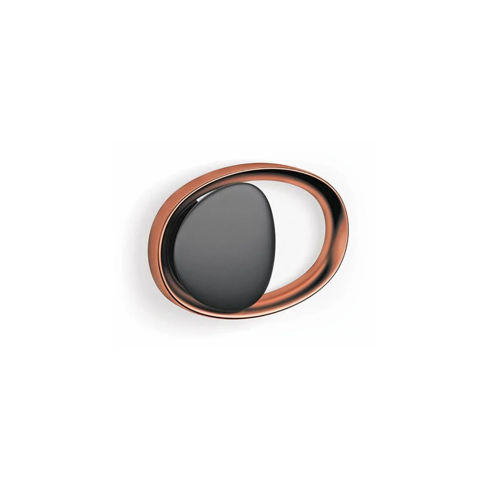 Tirador para Mueble Stella Cobre Brillante + Negro Mate