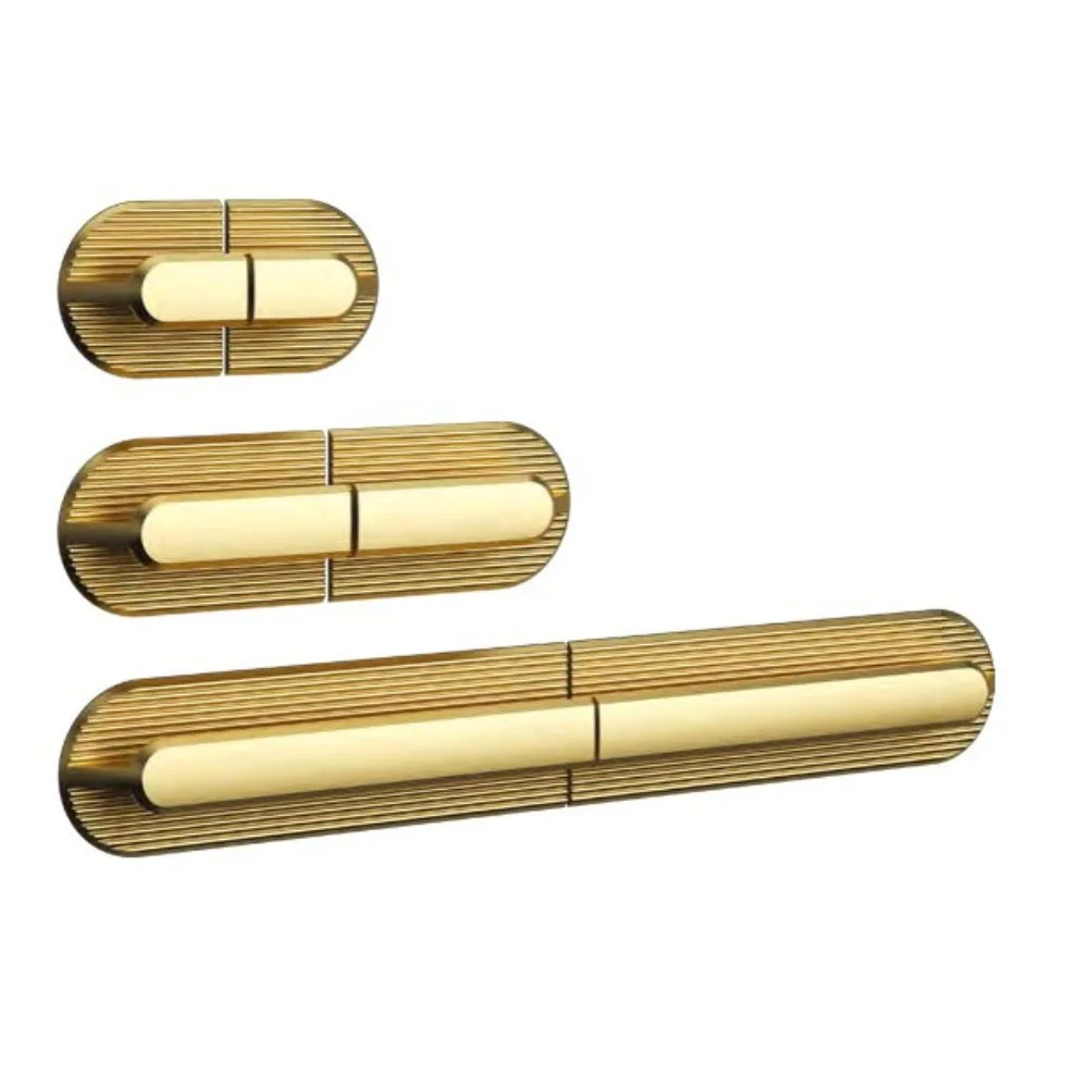 Tirador para Mueble Alfa Duo (Set) Oro Mate