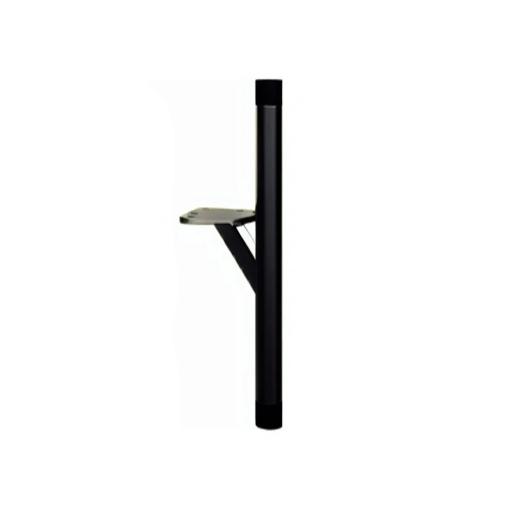 Pata para Mueble Slide Single Long Negro Mate
