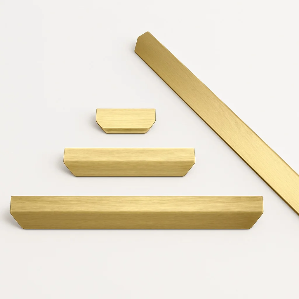 Tirador para Mueble Vany Oro Mate Cepillado Anodizat