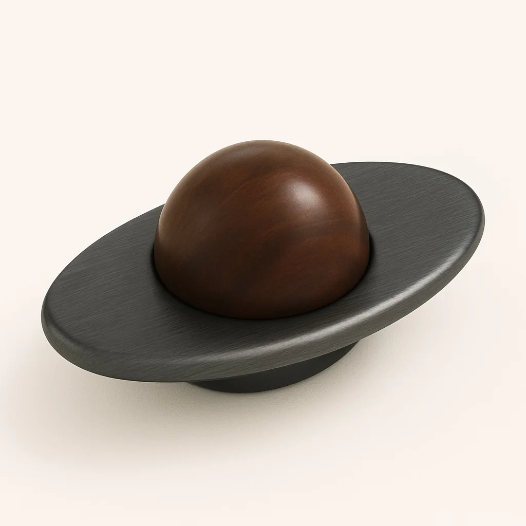 Colgador Avocado Gri Cepillado + Madera